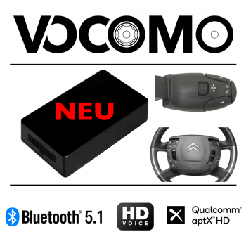 Bluetooth Musik Interface & Freisprechanlage mit aptX™ HD für Peugeot, Citroën, Fiat, Lancia